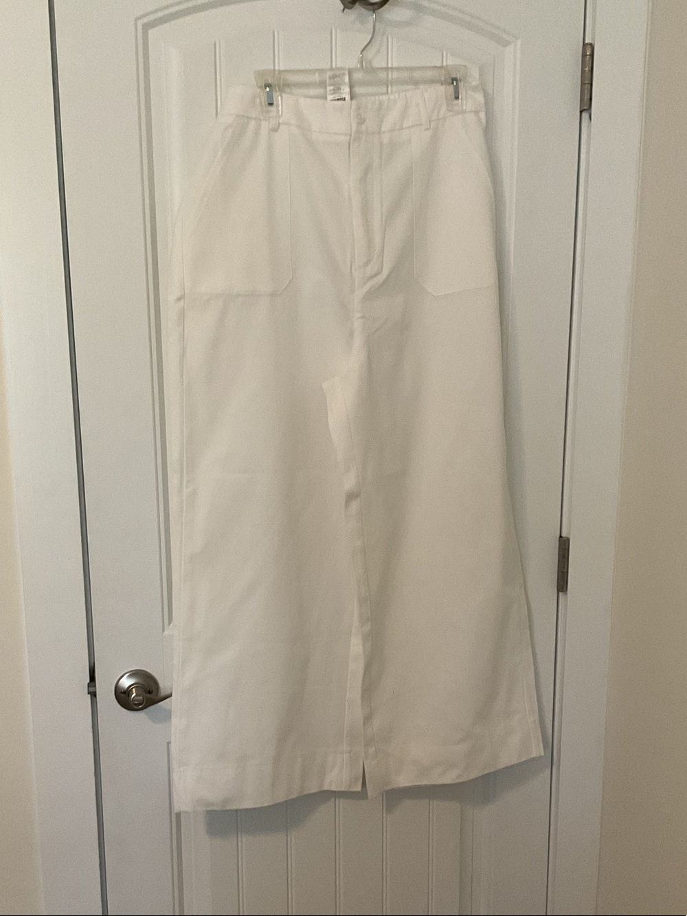SHEIN White Wide Leg Pants